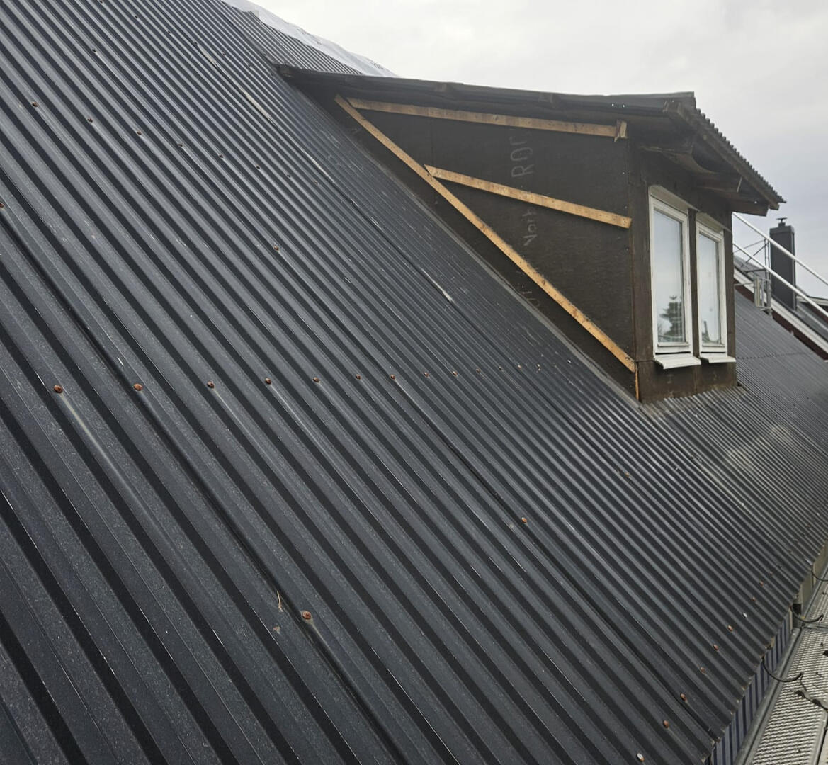 Luleå Hertsön - Takrenovering