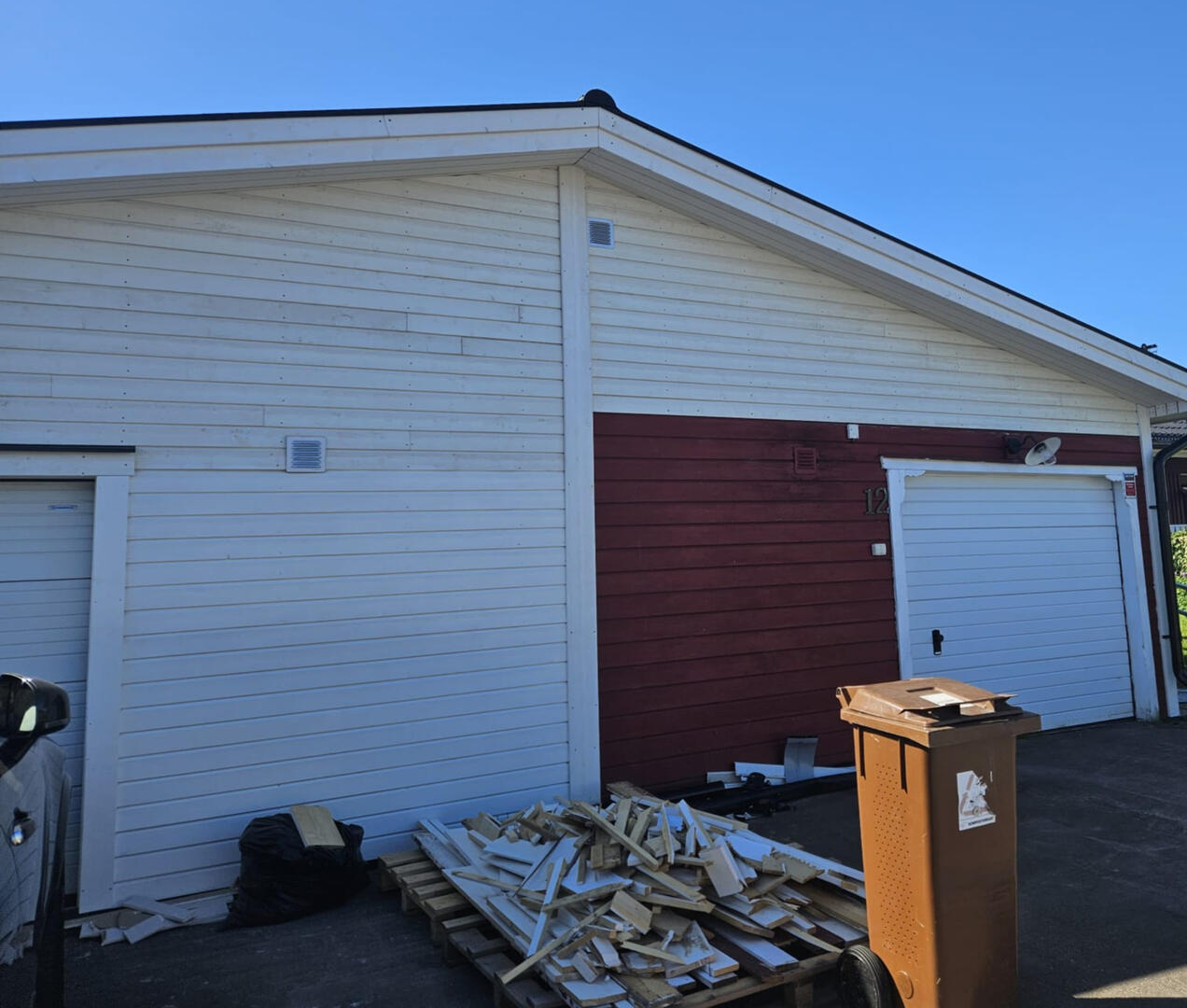 Husbygge med havsutsikt, Grekland