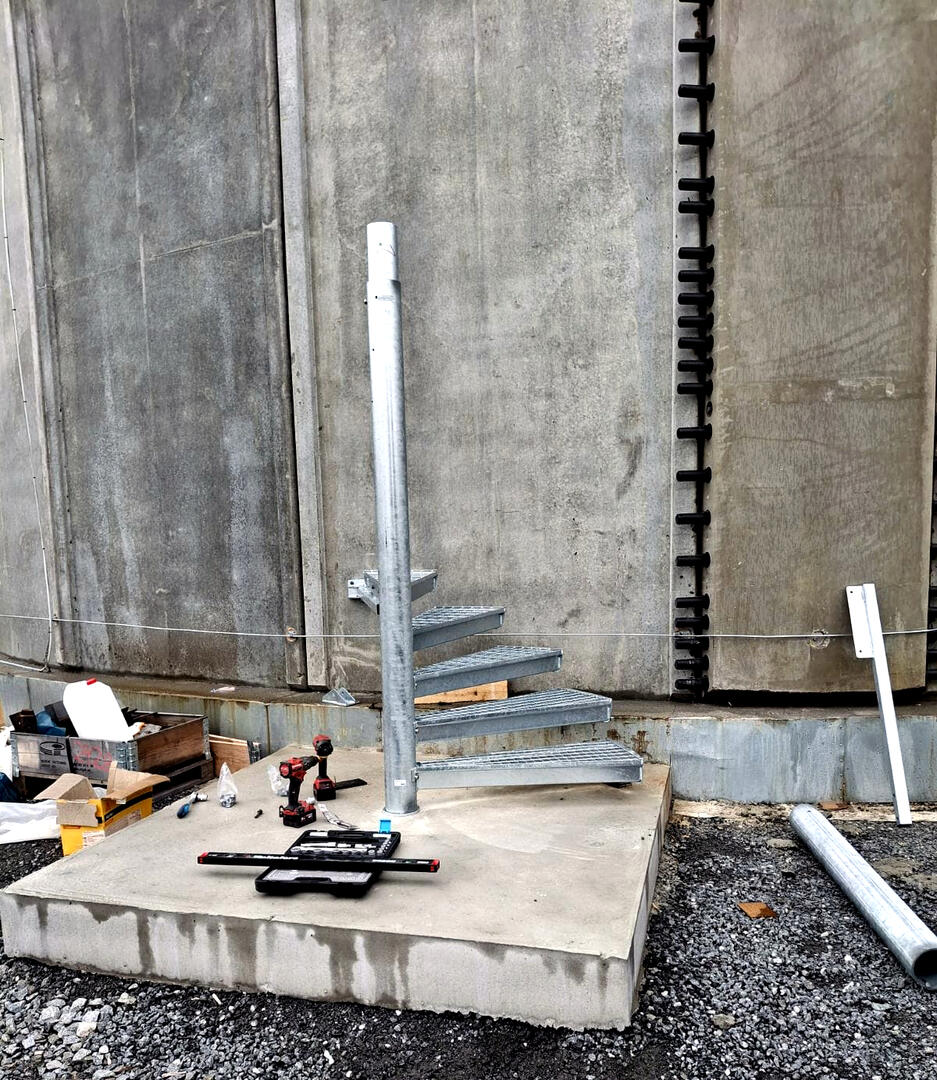 Ståltrappa, H2 Green Steel, Boden