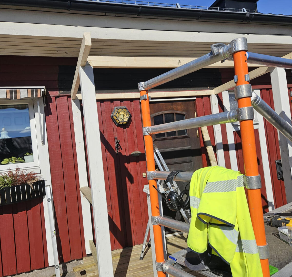 Byggt ny entré, Luleå