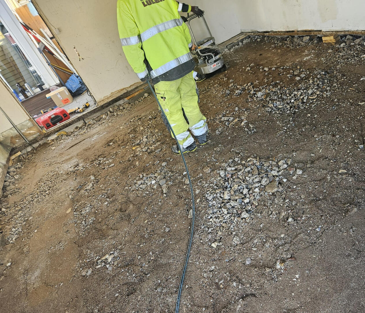 Gjutning av garage i Luleå